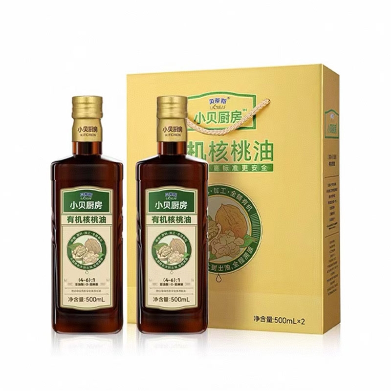 贝蒂斯小贝厨房有机核桃油礼盒